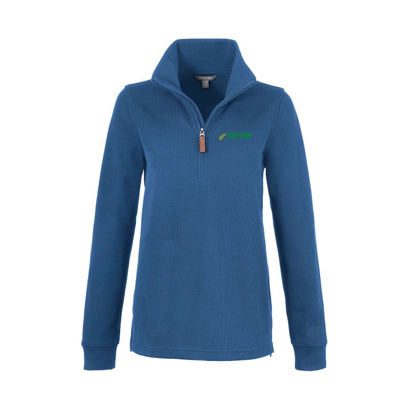Ladies Hudson Eco Knit Half Zip