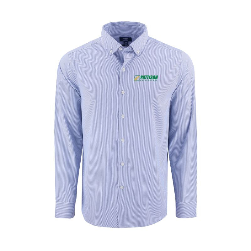 Men's Tall Skyline Epic Confidence Recycled Pinstripe Dress Shirt