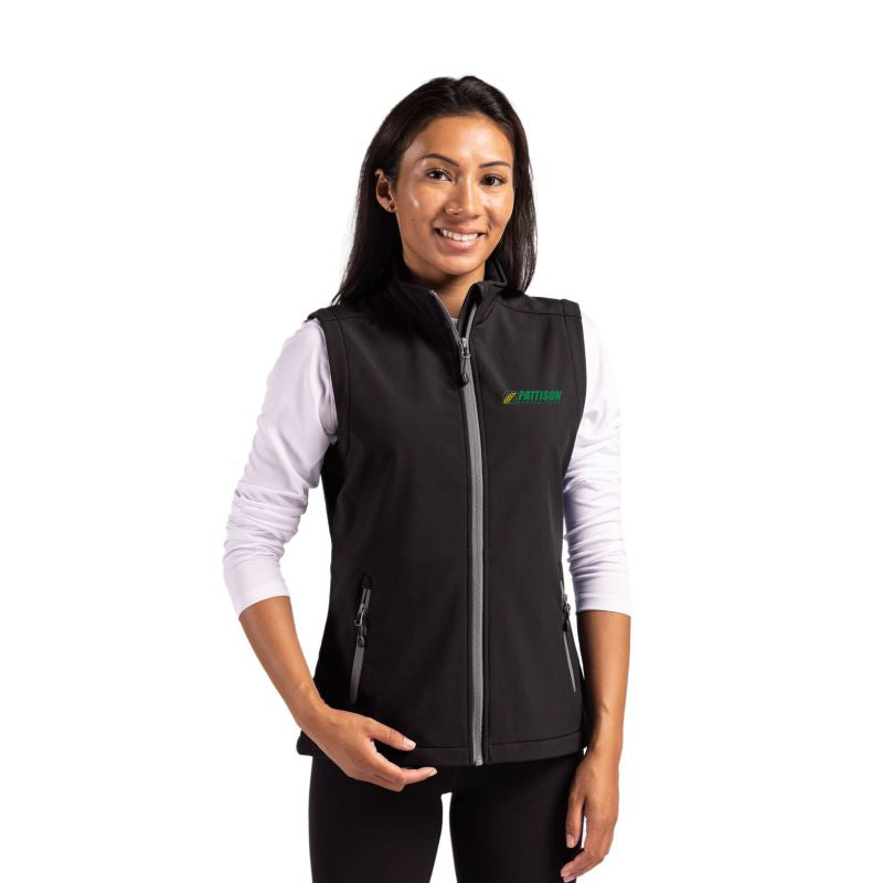 Ladies Clique Tempo Stretch Full Zip Softshell Vest