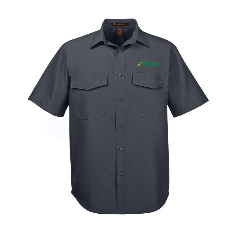 Men's Harriton Key West Short Sleeve Performance Staff Shirt