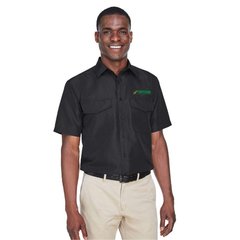 Men's Harriton Key West Short Sleeve Performance Staff Shirt