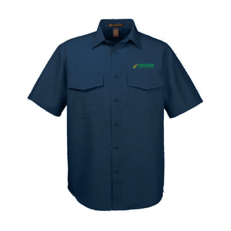 Men's Harriton Key West Short Sleeve Performance Staff Shirt
