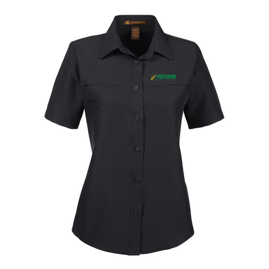Ladies Harriton Key West Short Sleeve Performance Staff Shirt
