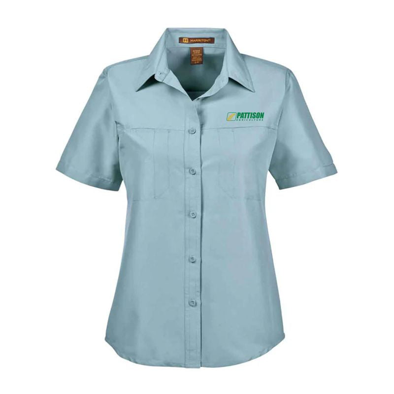 Ladies Harriton Key West Short Sleeve Performance Staff Shirt