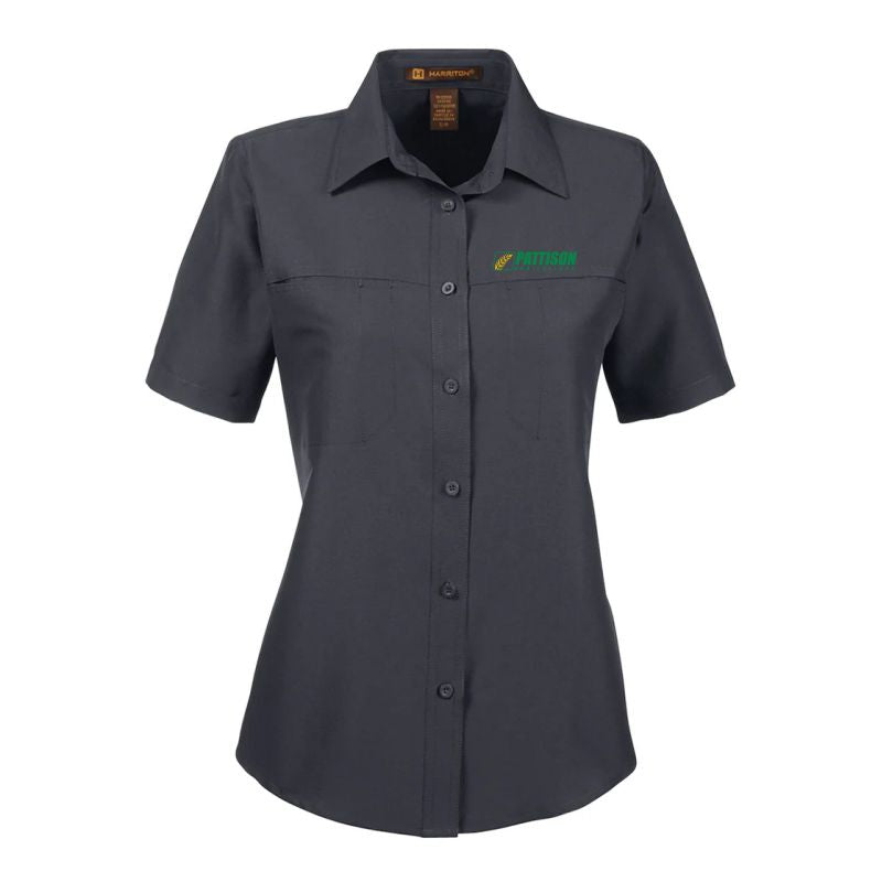 Ladies Harriton Key West Short Sleeve Performance Staff Shirt