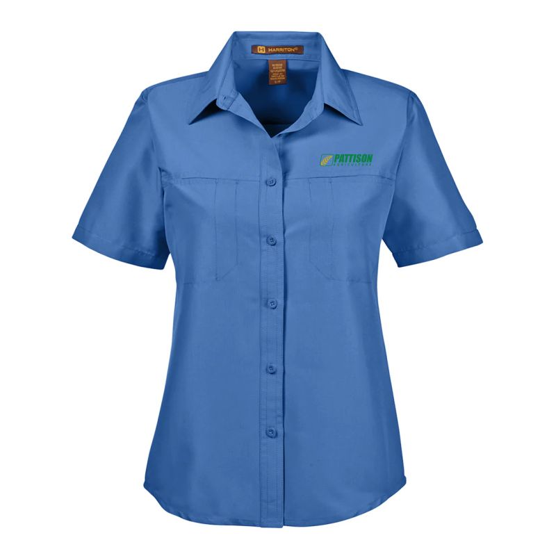 Ladies Harriton Key West Short Sleeve Performance Staff Shirt