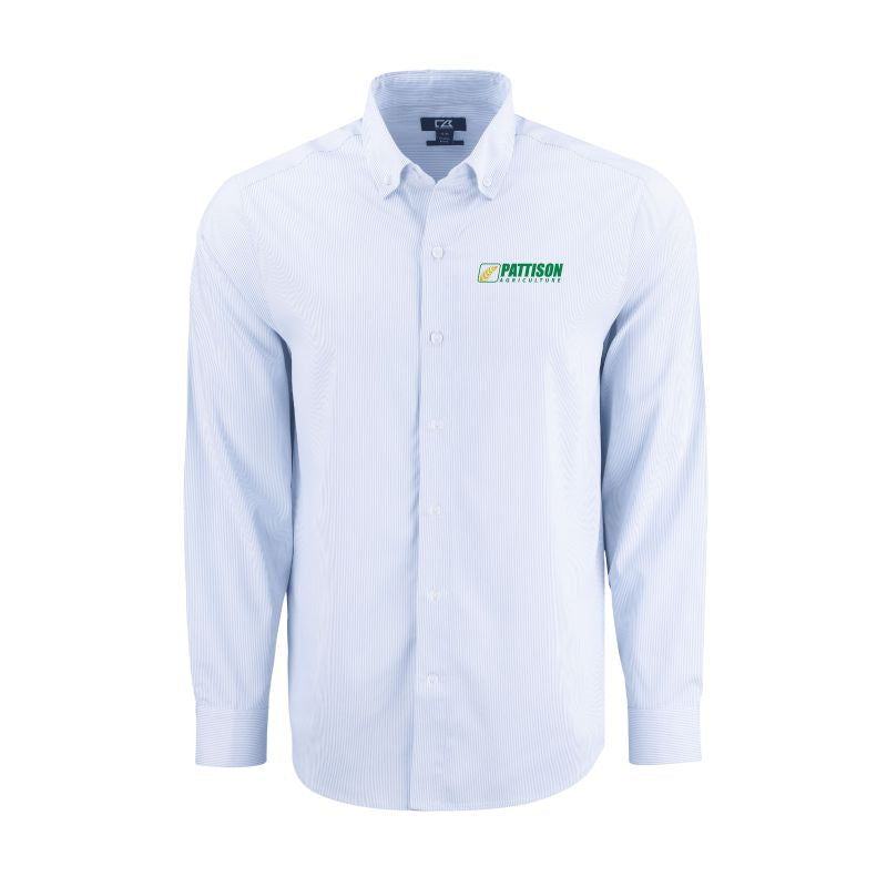 Men's Tall Skyline Epic Confidence Recycled Pinstripe Dress Shirt