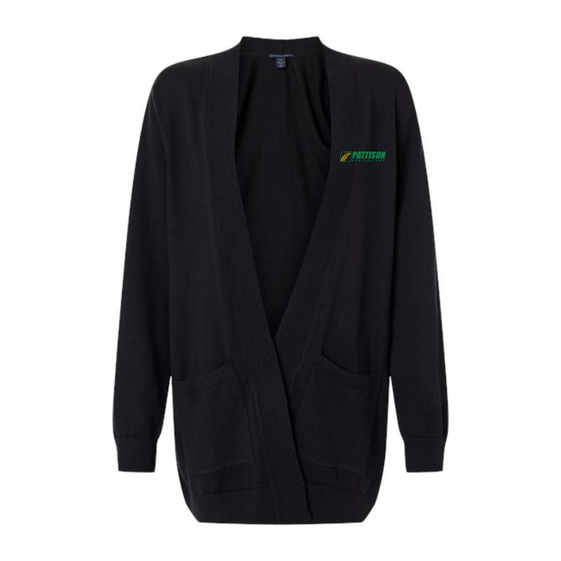 Ladies Devon & Jones New Classic Open Cardigan Sweater