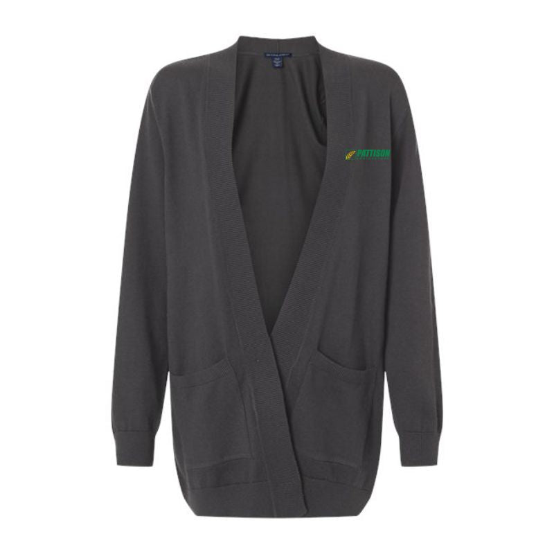 Ladies Devon & Jones New Classic Open Cardigan Sweater