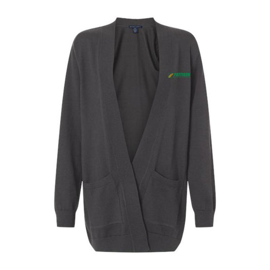 Ladies Devon & Jones New Classic Open Cardigan Sweater