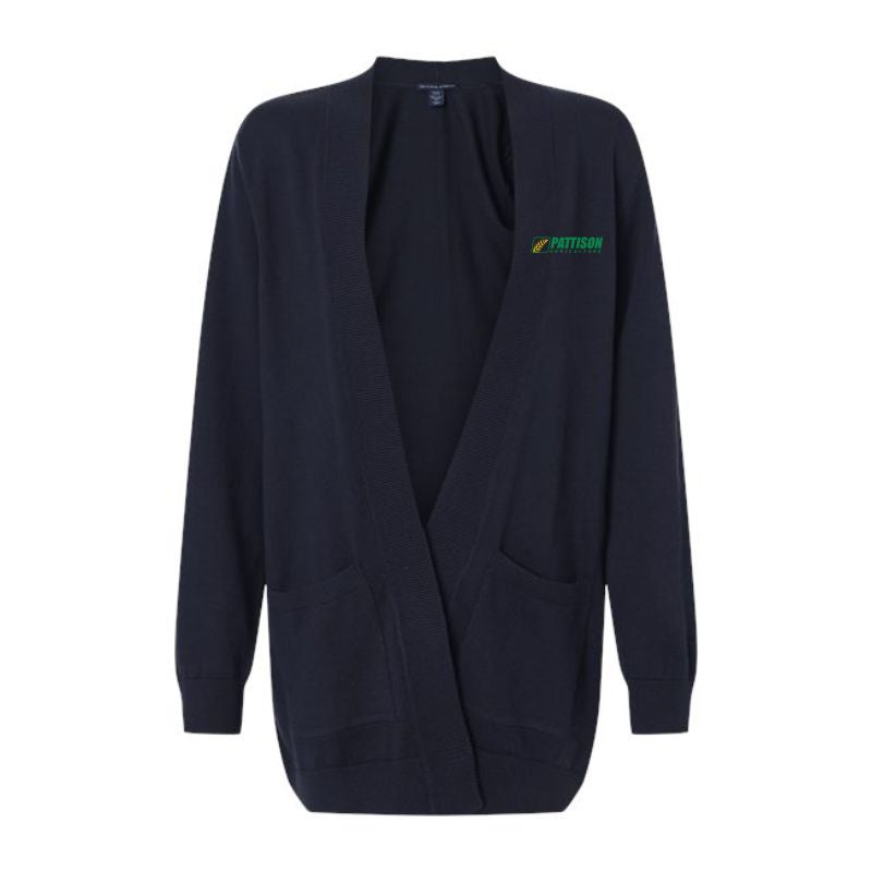 Ladies Devon & Jones New Classic Open Cardigan Sweater