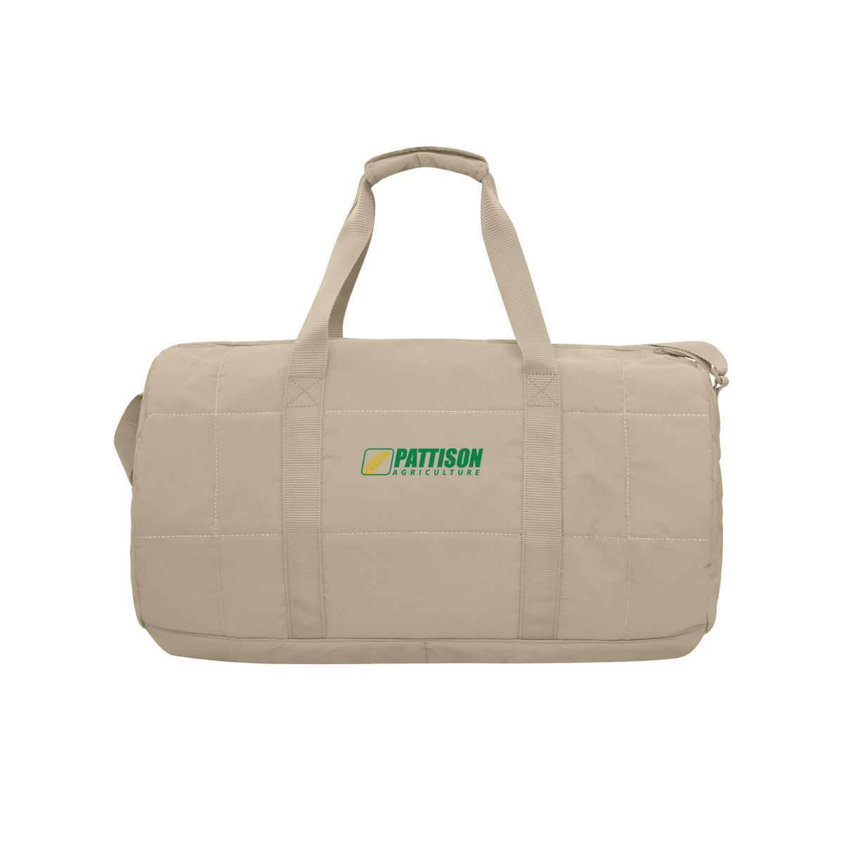 Koi Matte Quilted Barrel Duffle