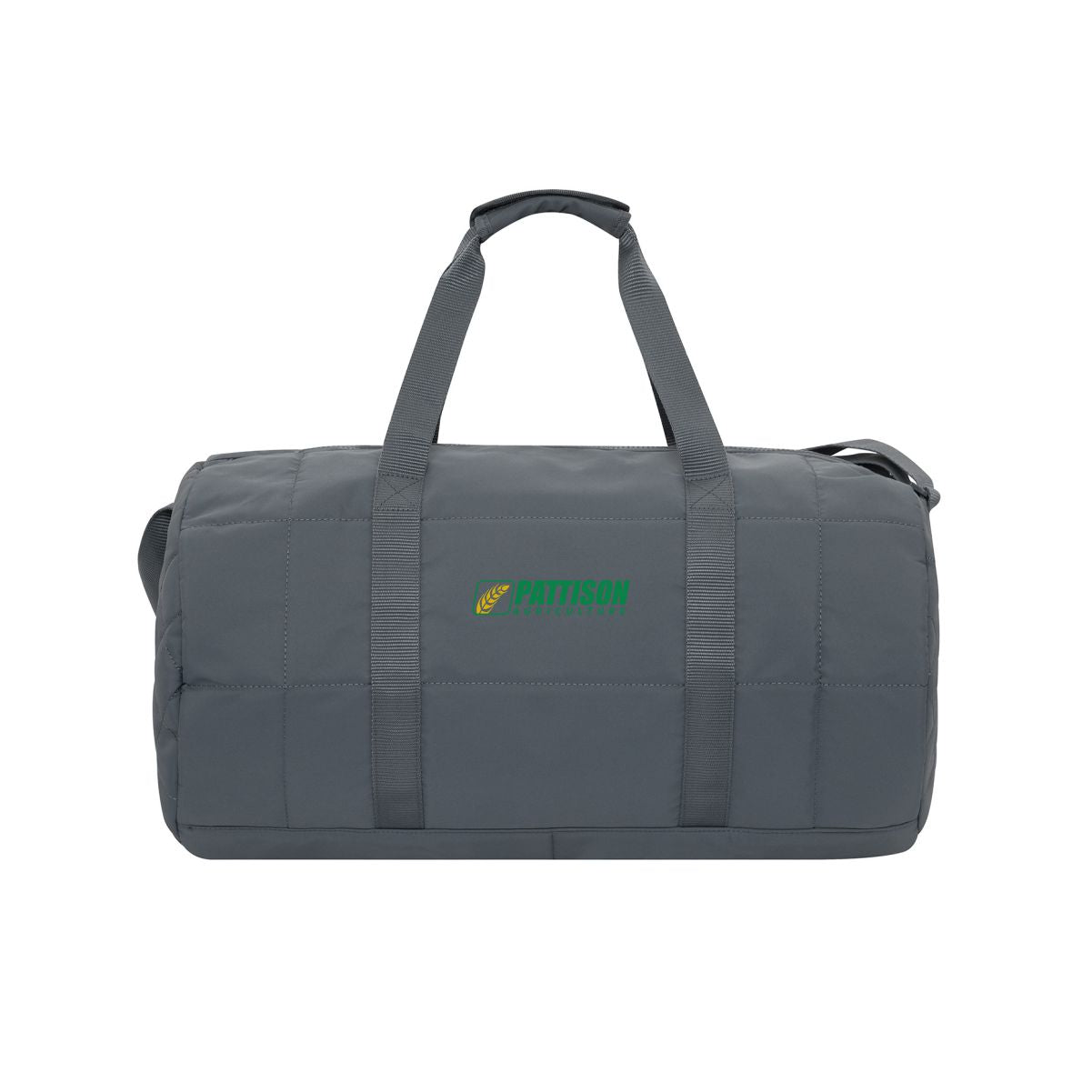 Koi Matte Quilted Barrel Duffle