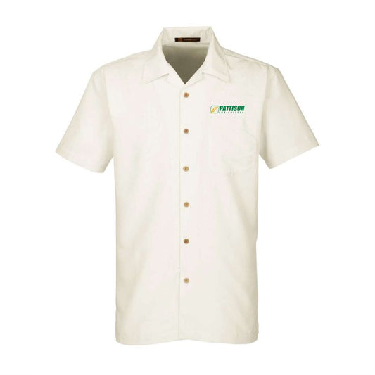 Men's Harriton Barbados Textured Camp Shirt