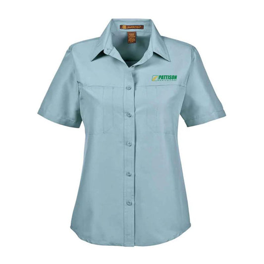 Ladies Harriton Key West Short Sleeve Performance Staff Shirt