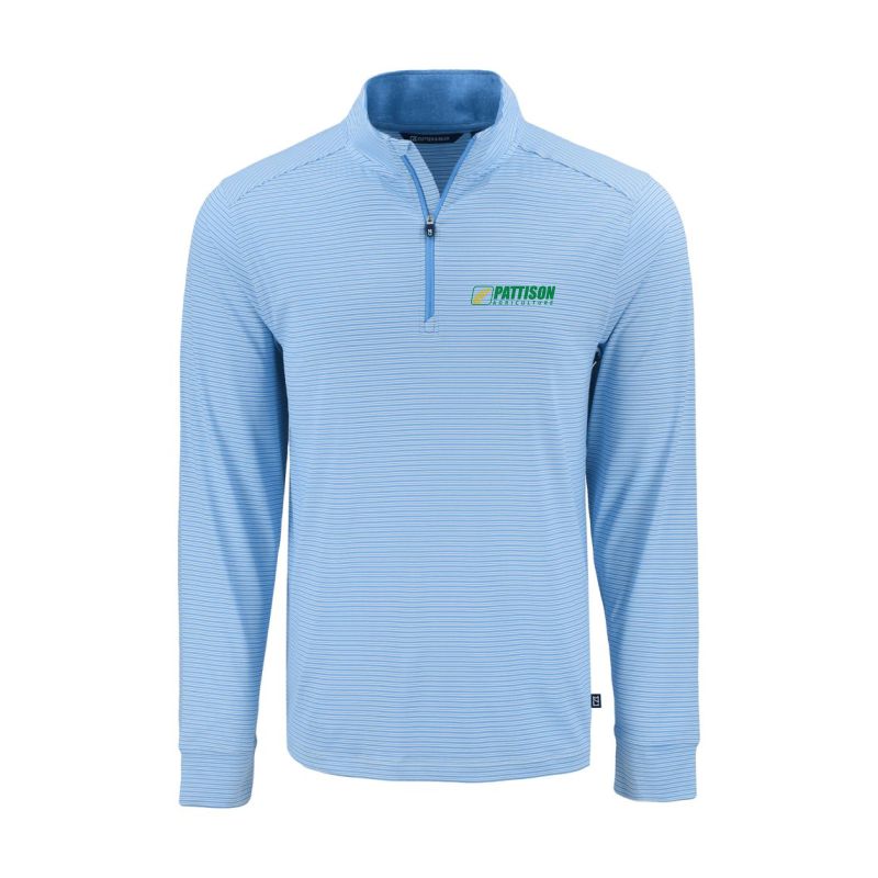 Men's Forge Epic Confidence Recycled Double Stripe Quarter Zip