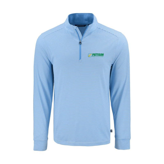 Men's Forge Epic Confidence Recycled Double Stripe Quarter Zip
