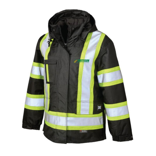 Ladies Poly Oxford 5-In-1 Safety Jacket