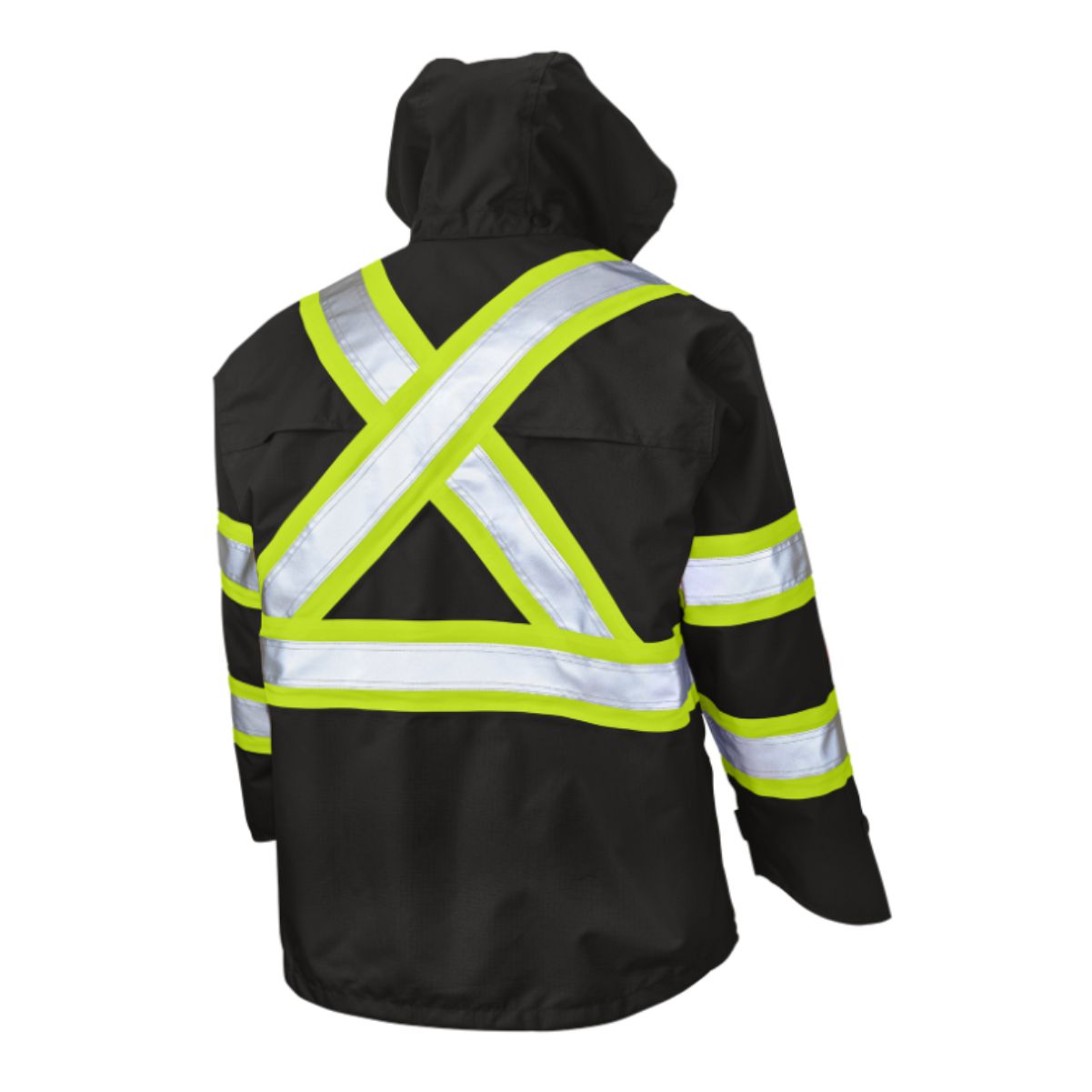 Premium Ripstop Safety Rain Jacket