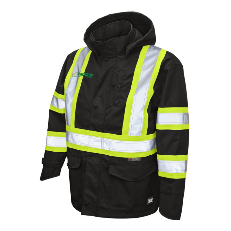 Premium Ripstop Safety Rain Jacket