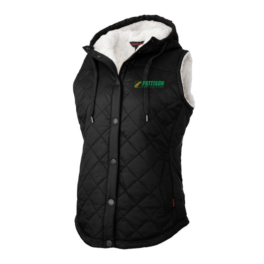 Ladies Quilted Sherpa Lined Vest