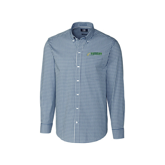 Men's Easy Care Stretch Gingham Check Shirt