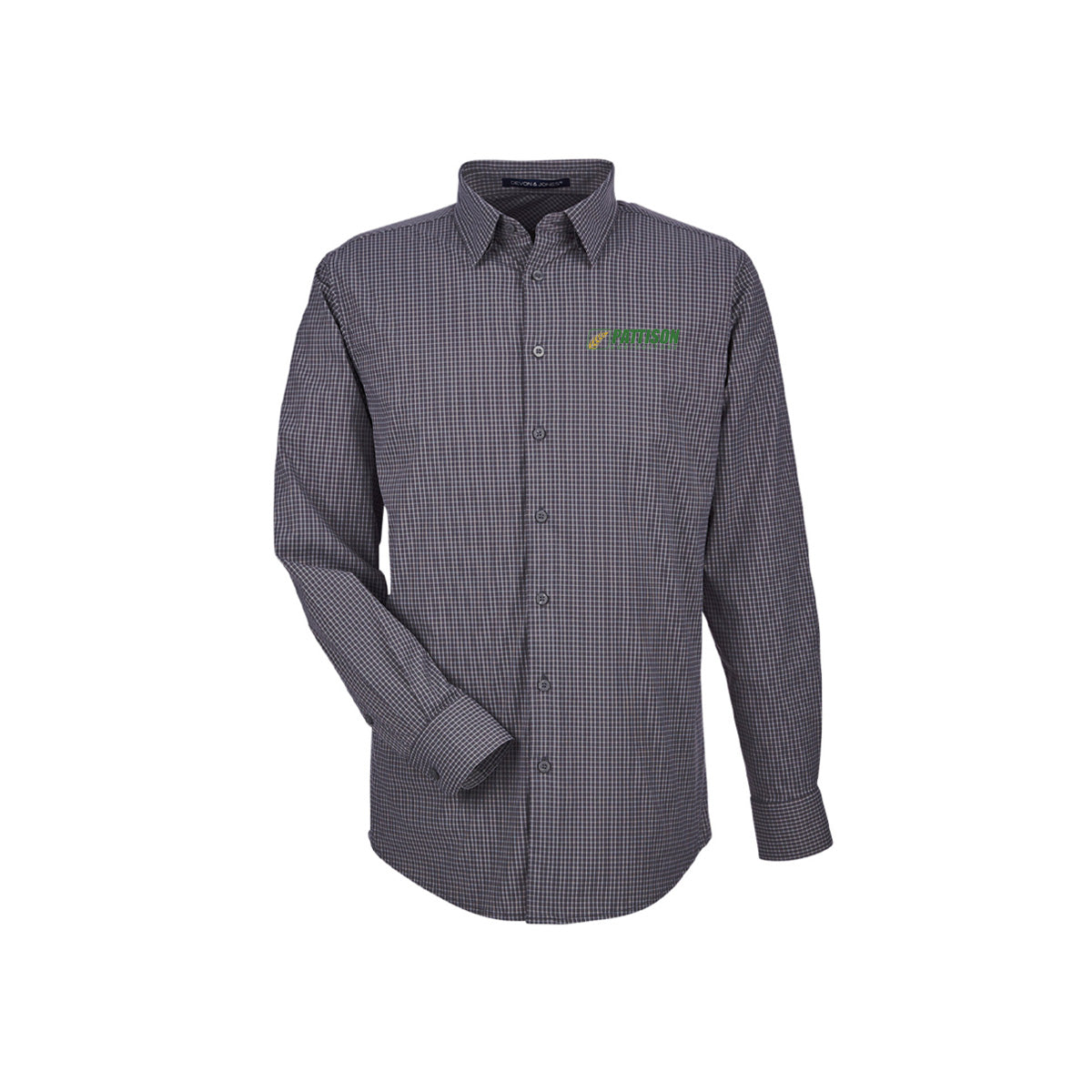 Devon & Jones CrownLux Performance™ Tonal Mini Check