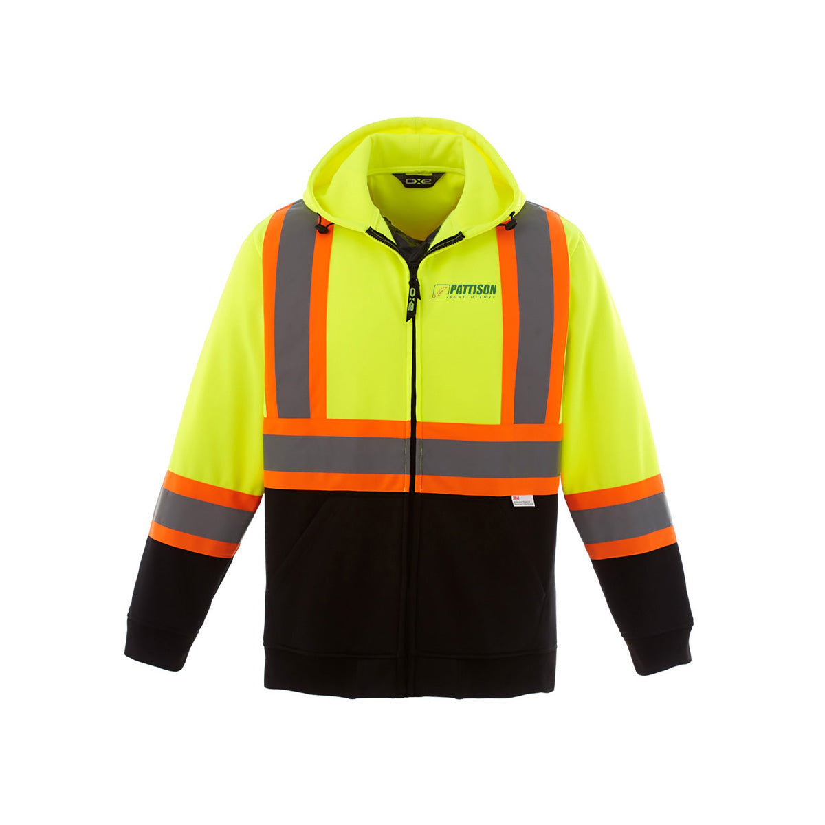 Hi-Vis Full-Zip Fleece Hoodie